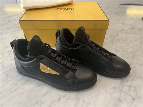 fendi bugs knit runner|Men's Luxury Sneakers & Low.